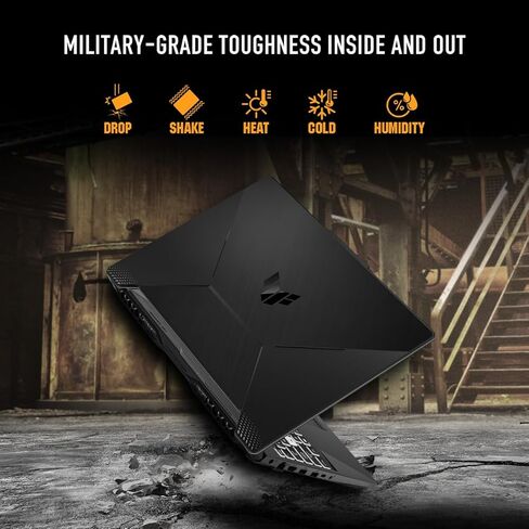 ASUS TUF Gaming A15 Gaming Laptop, 15.6" FHD 16:9 144Hz Display, AMD Ryzen™ 5 7535HS Processor, NVIDIA® GeForce RTX™ 3050, 16GB DDR5, 512GB PCIe® Gen 4.0 SSD, Wi-Fi 6, Windows 11 Home, FA506NC-DS53 in Saudi Arabia