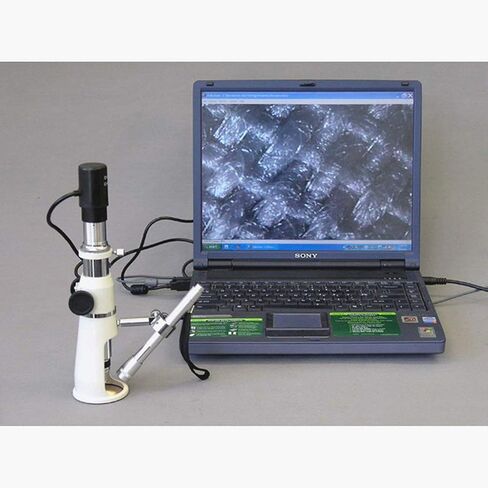 AMSCOPE H100-E1 Digital Stand Stand Measursing Microscope ، التكبير 100X ، حقل عرض 17 مم ، يشمل ضوء القلم وكاميرا 1.3 ميجابكسل والبرامج in Saudi Arabia