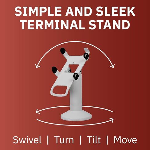 DCCCTANDS DEJAVOO Z3/Z6 TERFISTANDING SWIVER و TILT STAND (أسود) - يناسب dejavoo Z6 HW # v1.3 in Saudi Arabia