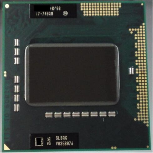 CPU LAPTOP I7-740QM 6M CACHE 1.73GHz I7 740QM SLBQG PGA988 45W متوافق PM55 HM57 HM55 QM57 in Saudi Arabia