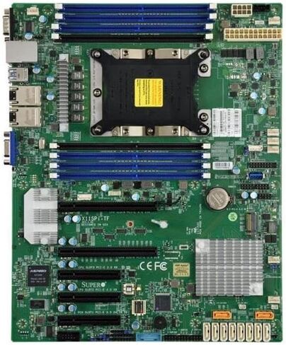 Supermicro Motherboard MBD-X11SPI-TF-O XEON SOCKET S3647 C622 MAX.1TB PCI Express ATX Brown Box in Saudi Arabia