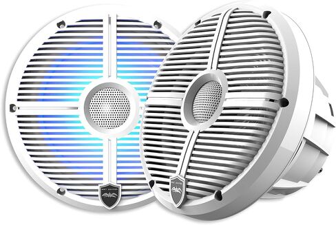 wet sounds | REVO 8-XWW | High Output Component Style 8" Marine Coaxial Speaker with RGB Backlighting and Enclosed White XW Grille in Saudi Arabia