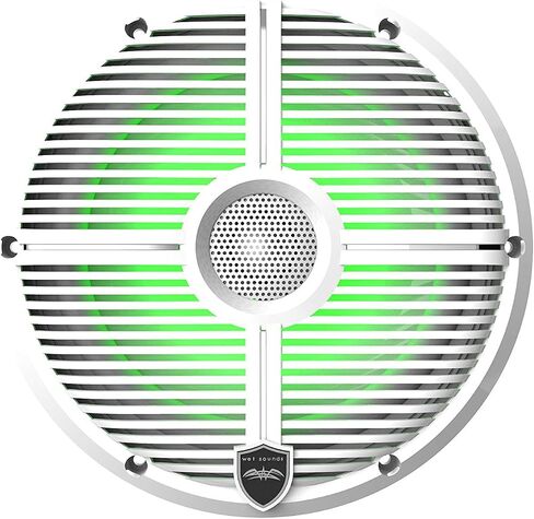 wet sounds | REVO 8-XWW | High Output Component Style 8" Marine Coaxial Speaker with RGB Backlighting and Enclosed White XW Grille in Saudi Arabia