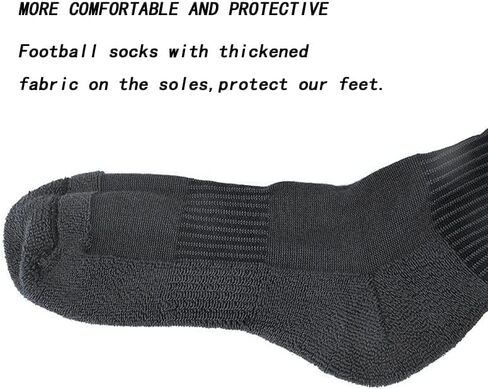 2 Pairs Soccer Shin Guards & 2 Pairs Soccer Socks for Adults and Teenagers, Protective Gear Soccer Equipment for Kids, Boys, Girls in Kuwait