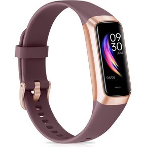 تعقب اللياقة مع معدل 24/7HEARTH ، ضغط الدم ، تتبع النوم ، السعرات الحرارية ، تعقب النشاط مع شاشة ملونة 1.1 "AMOLED ، تعقب الخطوة المقاومة للماء لنساء iPhone Android iPhone الرجال in Kuwait
