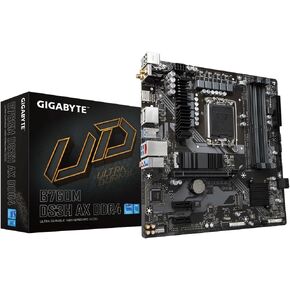 Gigabyte Ultra Durable B760M DS3H AX DDR4 Desktop Motherboard - Intel B760 Chipset - Socket LGA-1700 - Micro ATX in Kuwait