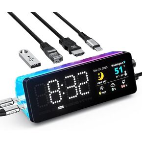 محطة إرساء الكمبيوتر المحمول LTC ، ومركز USB C 7-in-1 مع شاشة ، وتطبيقات متعددة مدمجة ، ومحول متعدد الأطوار مع HDMI 4K@60Hz ، و 90W توصيل الطاقة ، ومنافذ بيانات USBC و USBA ، ودونجل ل macBook ، و Dell ، والمزيد in Kuwait