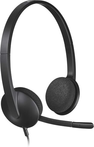 Logitech 981-000475 - سماعات الرأس H340 أسود USB - الضمان: 2Y in Saudi Arabia