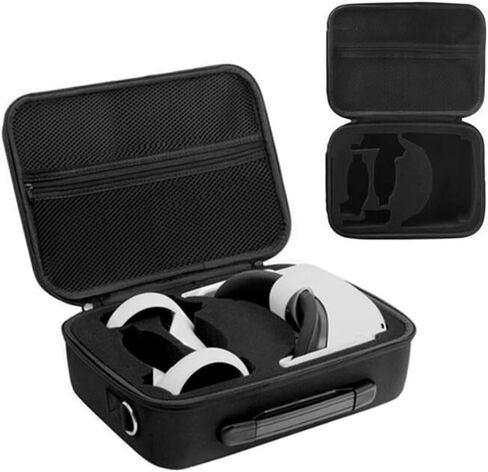 قضية الحمل الثابت المتوافقة مع Meta Quest 3/Quest 2 ، VR Gaming Headset ووحدات التحكم التي تعمل باللمس ، حقيبة سفر مع غطاء العدسة لـ Oculus Quest 3/2. (لـ Meta Quest 3) in Saudi Arabia