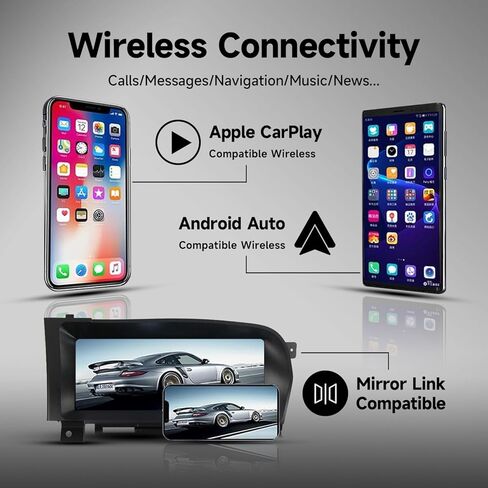 10.25 inch Android Car Touch Screen Car Radio Multimedia Player GPS Navigation for Mercedes Benz S W221 W216 CL from 2010 to 2013 S Class Head Unit NTG 3.5 in Saudi Arabia