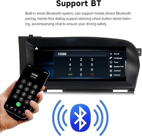 10.25 inch Android Car Touch Screen Car Radio Multimedia Player GPS Navigation for Mercedes Benz S W221 W216 CL from 2010 to 2013 S Class Head Unit NTG 3.5 in Saudi Arabia