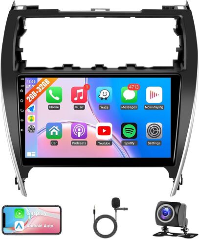 استريو Naifay Car Stereo لـ Toyota Camry 2012 2013 2014 (إصدار غير j.b.l) ، شاشة 2g +32g in Kuwait