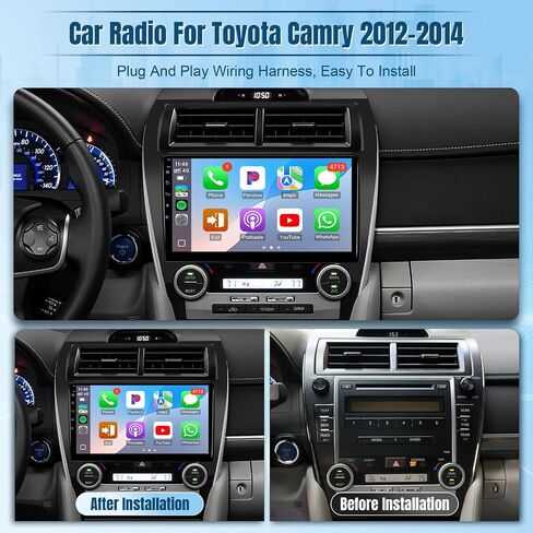 استريو Naifay Car Stereo لـ Toyota Camry 2012 2013 2014 (إصدار غير j.b.l) ، شاشة 2g +32g in Kuwait