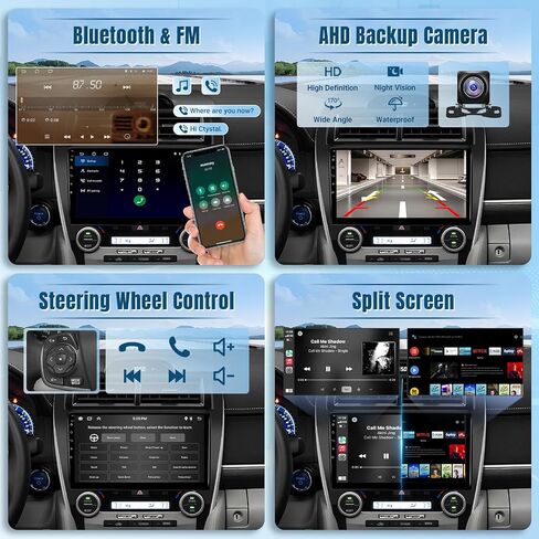 استريو Naifay Car Stereo لـ Toyota Camry 2012 2013 2014 (إصدار غير j.b.l) ، شاشة 2g +32g in Kuwait