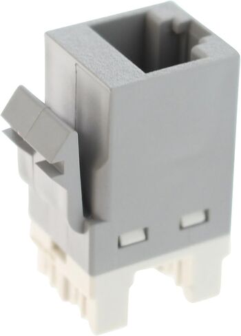 Tyco Electric 1375055-4 Category 6 Ethernet Jack, CAT6 SL 110 Jack, Gray in Saudi Arabia