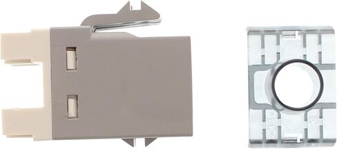 Tyco Electric 1375055-4 Category 6 Ethernet Jack, CAT6 SL 110 Jack, Gray in Saudi Arabia