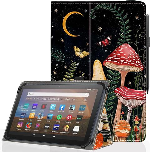 Universal 11 11.5 Inch Android Tablet Case,Slim Folding Stand Cover for 10.5 "10.9" 11" 11.5" and All 10.5"- 11.5" Touchscreen Tablet Case with Stylus Pen Holder,Butterfly 01 in Saudi Arabia