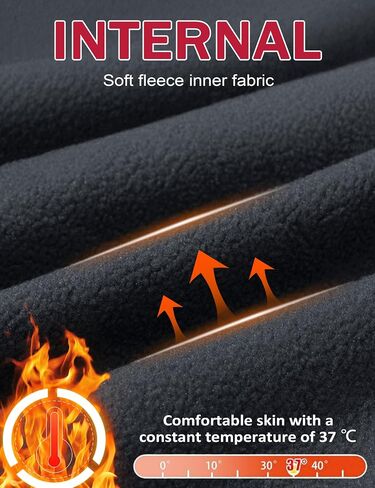 MAGCOMSEN Winter Pants Snow Ski Pants 4 Pockets Water Resistant Softshell Hiking Pants in Kuwait