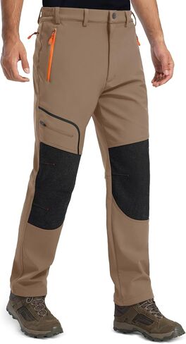 MAGCOMSEN Winter Pants Snow Ski Pants 4 Pockets Water Resistant Softshell Hiking Pants in Kuwait