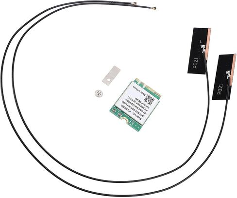Card RTL8852BE WIFI 6 ، بطاقة شبكة لاسلكية 1800 ميجا بت في الثانية مع MU MIMO ، BT5.2 ، WIN10 11 ، Linux Support ، 2.4 جيجا هرتز و 5 جيجا هرتز (شريحة هوائيات خارجية) in Kuwait