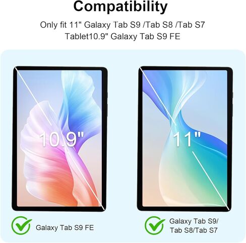 2 حزمة حزمة شاشة شاشة واقي Samsung Galaxy Tab S9 Fe/Tab S9/Tab S8/Tab S7 11 بوصة و Tab S9 Fe in Saudi Arabia