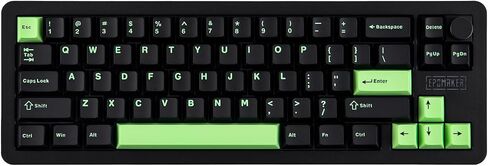 Epomaker Galaxy68 QMK/عبر لوحة المفاتيح الميكانيكية اللاسلكية ، الألومنيوم المختلط ، الأعلى/الحشية ، 6000 مللي أمبير ، الجانب RGB/الإضاءة الخلفية ، 65 ٪ لوحة مفاتيح ألعاب مع مفتاح دسم الساخن (مفتاح أبيض ، Wisteria خطي خطي) in Kuwait