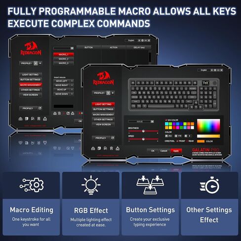 Redragon K719 PRO Wireless 95-Key Gasket Gaming Keyboard, TFT Screen & Knob in Saudi Arabia
