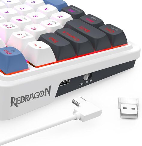 Redragon K719 PRO Wireless 95-Key Gasket Gaming Keyboard, TFT Screen & Knob in Saudi Arabia