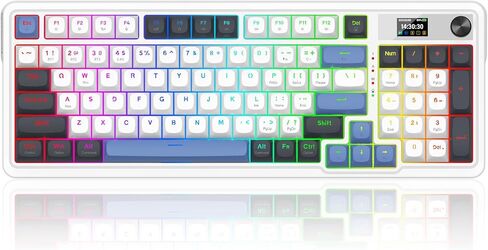 Redragon K719 PRO Wireless 95-Key Gasket Gaming Keyboard, TFT Screen & Knob in Saudi Arabia