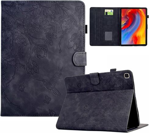 Tablet Travel متوافق مع Samsung Galaxy Tab S6 Lite 2024/2022/2020 Model SM -P610/P613/P615/P619 - علبة رفيعة من الجلد الممتازة مع موقف وقائي مع عدة أ in Saudi Arabia
