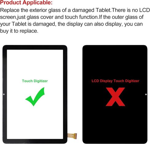 بديل جديد لرقم الشاشة اللمسة الشاشة التوافق مع Vortex ZTAB10 مع شاشة LCD لإصلاح OCA تمت ترقيتها in Kuwait