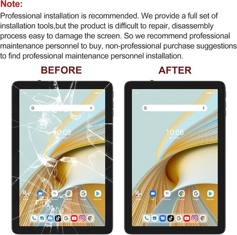 بديل جديد لرقم الشاشة اللمسة الشاشة التوافق مع Vortex ZTAB10 مع شاشة LCD لإصلاح OCA تمت ترقيتها in Kuwait