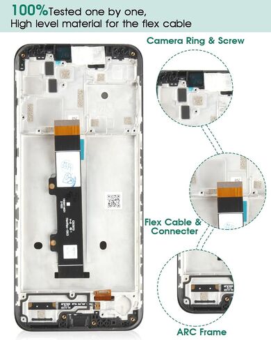لاستبدال شاشة Moto G10 لـ Motorola Moto G10 LCD Screen Repair for Moto XT2127 XT2127-2 Touch Screen Dispizer Display Assembly مع إطار in Saudi Arabia