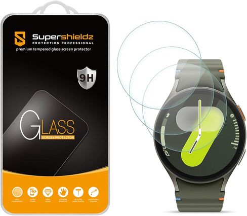 سوبر شيلدز (3 قطع) مصممة لساعة سامسونج جالاكسي ووتش 5 (44 ملم) / جالاكسي ووتش 4 (44 ملم) شاشة حماية من الزجاج المقوى، مضادة للخدش، خالية من الفقاعات in Kuwait