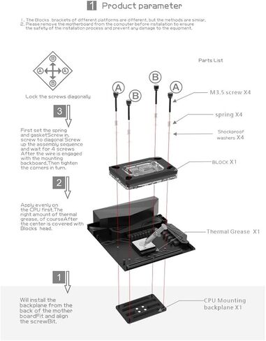 Bykski CPU -RAY -MC -M CPU CPU COLLING COLLING - تتميز زعانف عالية التدفق 0.2 مم - تصميم نظيف - لـ AMD AM5/AM4 - SWRX8 - STRX4 - TR4 - SP3 in Saudi Arabia