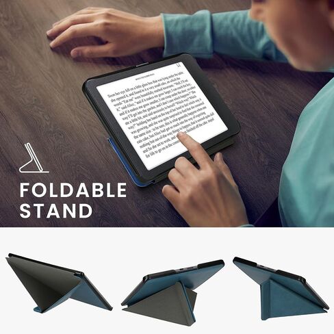 kwmobile Origami Case Compatible with Kobo Forma Case - Slim PU Leather Cover with Stand - Lavender in Kuwait