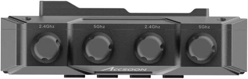 Accsoon CineView SE Wireless Video Transmitter Receiver, HDMI SDI Dual-Band Transmission, Range of 1200 ft/350m,Latency 0.05s&1080P HD Video, Support 4 Devices, Compatible with CineView 2 SDI/HE/Quad in Kuwait