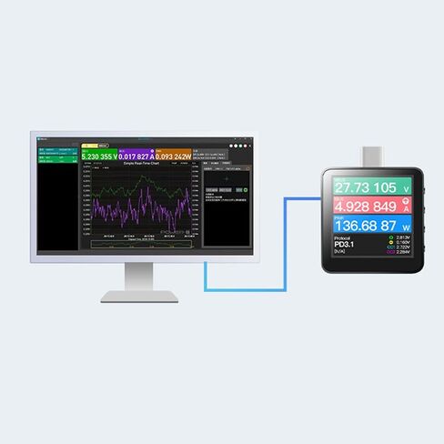 MultiModes USB PD3.1 Voltages Current Tester For POWERZ With Real Time Display And Comprehensive Features in Kuwait