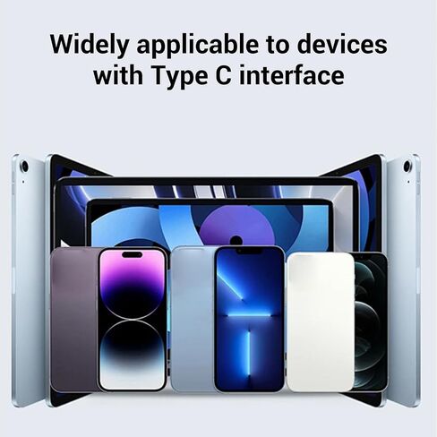 النوع C من الذكور إلى ذكور محول سريع الشحن USB4.0 8K 60Hz 140W الشاشة الرقمية لهاتف الكمبيوتر المحمول in Kuwait