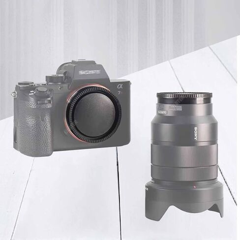 Front Body Cap and Rear Lens Cap Cover for Canon EOS EF/EF-S Lens for Rebel T7 T6 T5 T8i T7i T6i SL3 SL2 T6S,5D Mark IV/III/II, 6D Mark II/I, EOS 90D/80D 77D 70D, 7D Mark II, 1D X Mark II in Saudi Arabia
