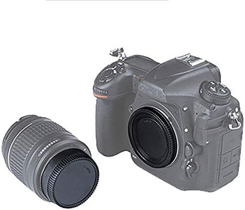 Front Body Cap and Rear Lens Cap Cover for Canon EOS EF/EF-S Lens for Rebel T7 T6 T5 T8i T7i T6i SL3 SL2 T6S,5D Mark IV/III/II, 6D Mark II/I, EOS 90D/80D 77D 70D, 7D Mark II, 1D X Mark II in Saudi Arabia