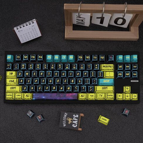 anime pbt keycaps- keycaps theme manga اليابانية مجموعة 150 مفتاح ، كرز ملف تعريف الصبغة المخصص keycap النمط الحد الأدنى للكرز gateron mx لوحات المفاتيح الميكانيكية in Kuwait