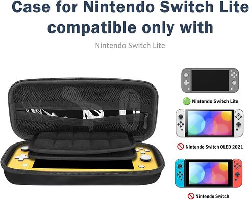 مفتاح مخصص للحمل العلمي المتوافق مع Nintendo Switch Lite ، مع 20 لعبة خراطيش اسم الحماية القلعة الصلبة القلعة. in Saudi Arabia