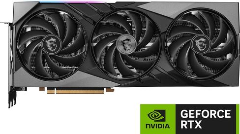 MSI Gaming GeForce RTX 4090, 24GB GDRR6X, 384-Bit, Extreme Clock: 2595 MHz, HDMI/DP Nvlink Tri-Frozr 3 Ada Lovelace Architecture OC Graphics Card (RTX 4090 Gaming X Slim 24G) in Saudi Arabia