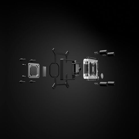 EKWB EK-Quantum Velocity 3 CPU Water Block and Thermal Grizzly 1851 Contact Frame Bundle, White in Saudi Arabia