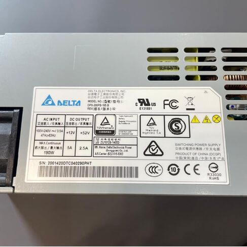 مزود الطاقة DPS-200PB-185B 190W لدلتا AC100-240V 3.5A 47-63Hz in Kuwait