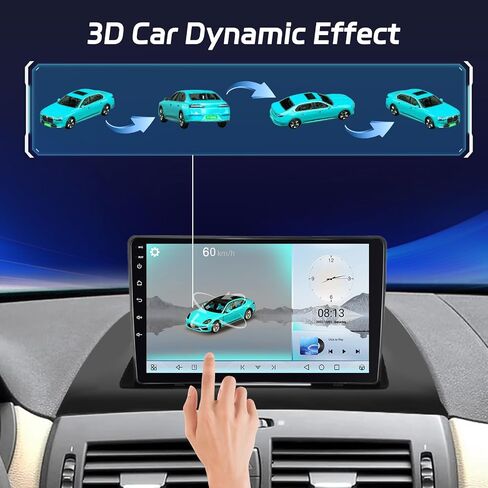 [8 Core 4 + 64g] لـ BMW X3 E83 2004-2012 Android 15 Radio ، 9 بوصة IPS شاشة اللمس ستيريو-طراز سيارة ثلاثية الأبعاد ، مروحة التبريد ، 5G/WIFI ، GPS ، DSP HI-RES ، تصميم واجهة مستخدم مخصصة + كاميرا احتياطية + canbus in Kuwait