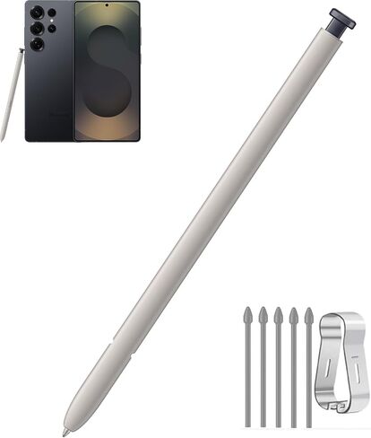 S25 Ultra Stylus Pen Replacement for Samsung Galaxy S25 Ultra 5G All Versions Touch Pen +Tips/Nibs. (Black/Gray) in Saudi Arabia