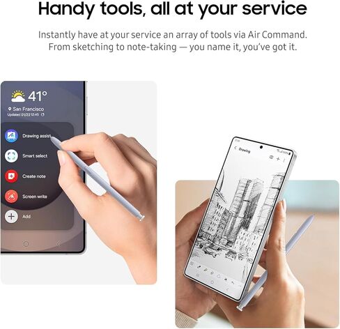 S25 Ultra Stylus Pen Replacement for Samsung Galaxy S25 Ultra 5G All Versions Touch Pen +Tips/Nibs. (Black/Gray) in Saudi Arabia