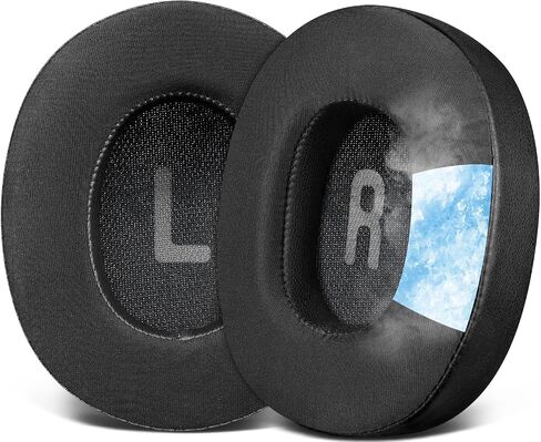 SOULWIT Cooling-Gel Earpads Replacement for JBL Tune 700BT, 710BT, 720BT, 750BTNC, 760NC, 770NC Wireless Over-Ear Headphones, Ear Pads Cushions with High-Density Foam - Black in Saudi Arabia